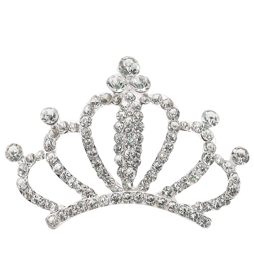 PALAY Crown for Girls Mini Princess Crown Shiny Crystal Tiara Crown with Hair Comb Silver Rhinestone Hair Accessories Crown for Kids Party Birthday Gift PALAY Crown for Girls Mini Princess Crown Shiny Crystal Tiara Crown with Hair Comb Silver Rhinestone Hair Accessories Crown for Kids Party Birthday Gift
